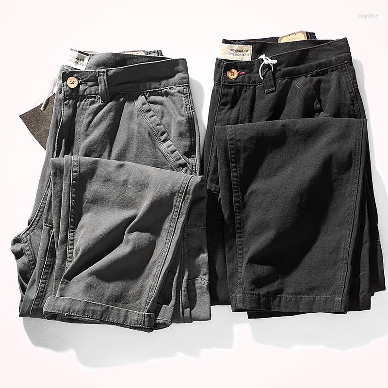 

Men's Jeans Men's Autumn Winter American Retro Woven Tooling Men's Fashion Pearl Imitation Grain Loose Straight Casual Denim, Black