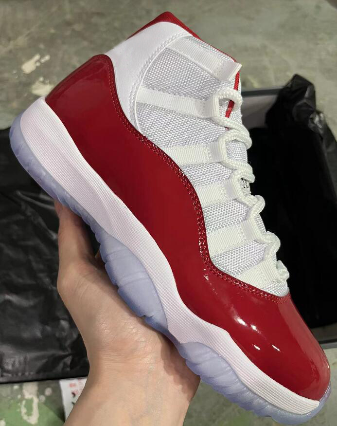 

Goodquality 11 OG White Red Childrens shoes Cherry Women Men Student Trainers Sneakers CT8012-116 Size eur 28-47