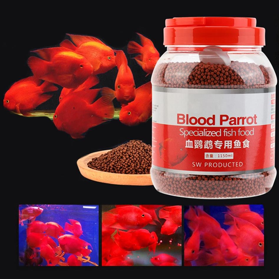 

500g Blood Parrot Float on Water Intense Red Enhancing Fast Coloring Snapper Fish Food for Tropical Feed
