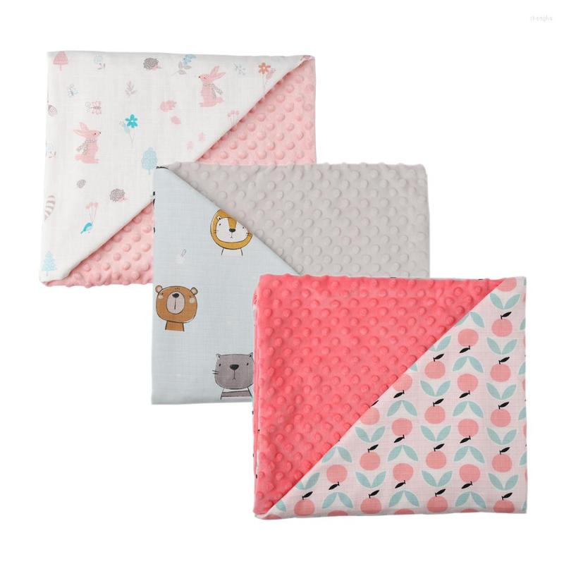 

Blankets Baby Cotton Thick Super Soft Muslin Blanket Born Toddler Minky Cartoon Swaddle Wrap Bedding Covers Bubbles