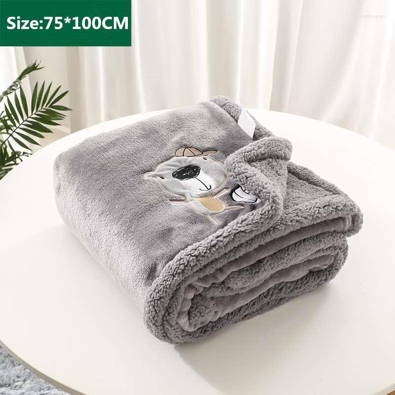 

Blankets High Quality Baby Thermal Fleece Cobertor Blanket Infant Swaddle Nap Receiving Stroller Wrap For Born Bedding, Toys heigh22cm