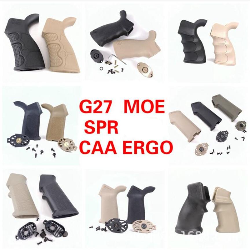 

Nylon handgrip Tactical AEG 480 Motor Grip Textured CSGO wargame gear rifle toy Pistol Vertical Hand Grips MOE CAA G27 ERGO207e
