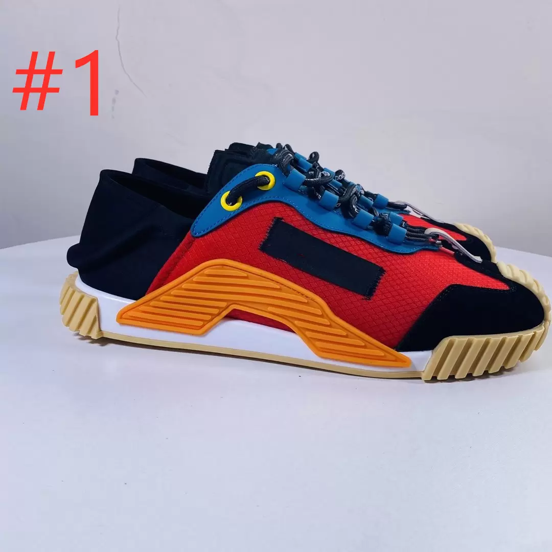 

Shoes NS1 Sports man with box dust bag new style Rubber sole cause cowhide NS1 men slip-on in mixed Sneakers YPS, #4