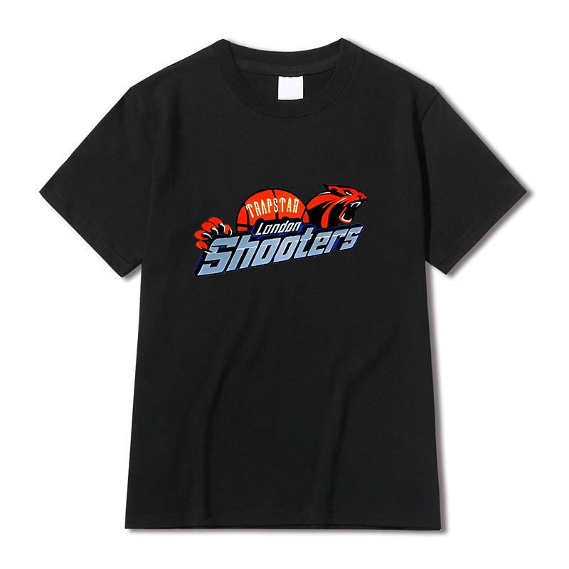 

Trapstar Women Men's T-Shirts Fashion Designer Tiger Printing Short Sleeve Harajuku Trend Streetwear Hip Hop Couple 100% Cotton Tee Shirt Tops, Wine red