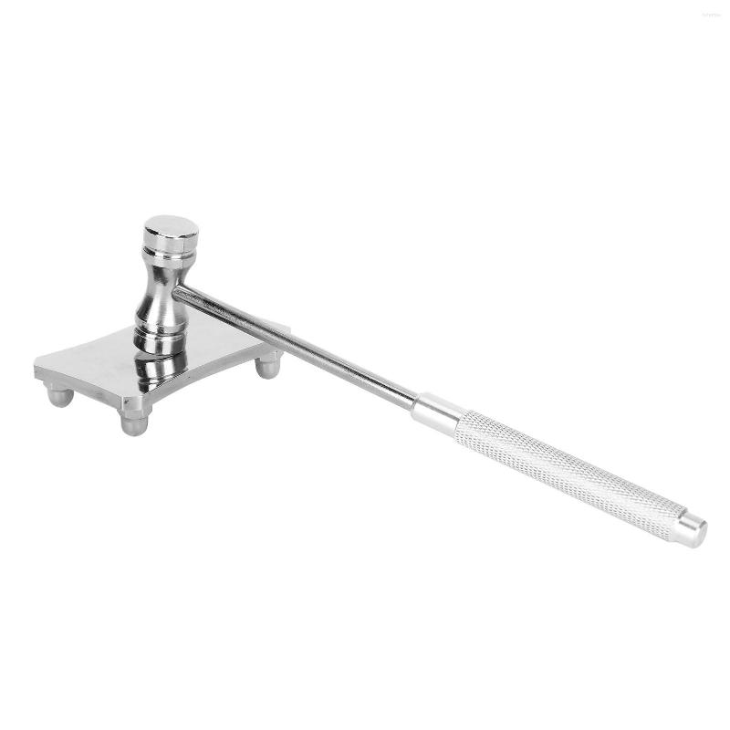 

Watch Repair Kits All Steel Dual Head Hammer Multifunctional DIY Non Slip Handle Small Hand Tool With Base Plate