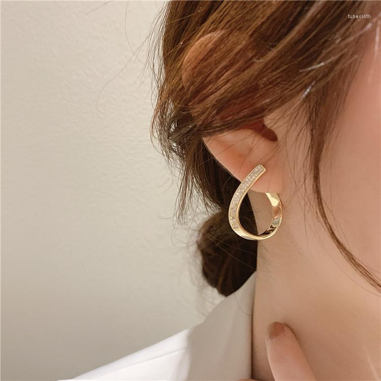 

Stud Earrings JP21 Korean Simple Geometric Diamond Fashion Temperament Ins Style Personality Trendy