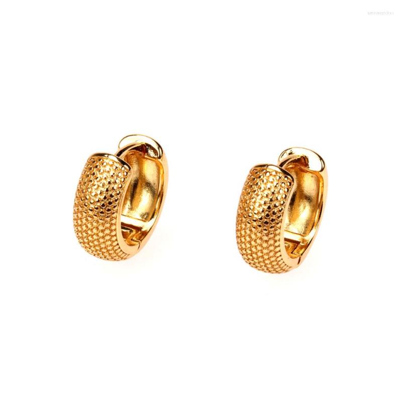 

Hoop Earrings EYIKA Fashion Chunky Circle Round For Women Minimalist Geometric Brass Aretes Jewelry Accessories Bijoux Femme