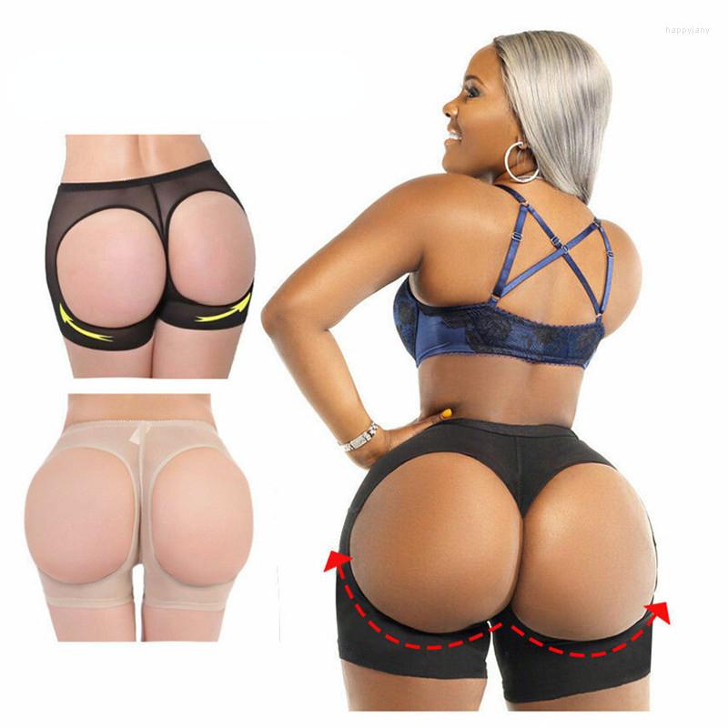 

Women' Panties Women BuLifter Shaper Tummy Control Buttock Open Boyshort Body Shaping Shorts Sexy Briefs, Black