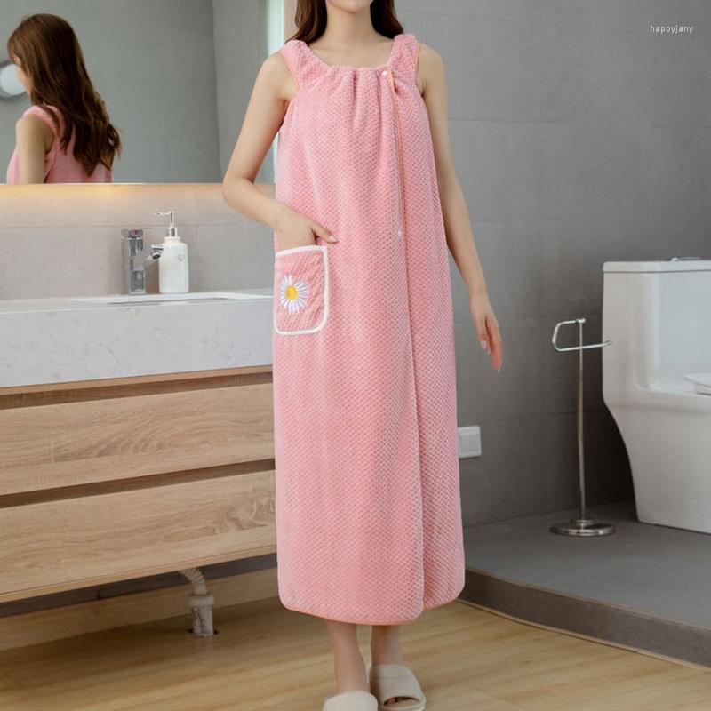 

Women's Sleepwear WENYUJH Bathroom Wearable Bathrobe Woman Shower Female Soft Bath Towel For Adults Lady Home Textiles And Sauna Towels, Bra set