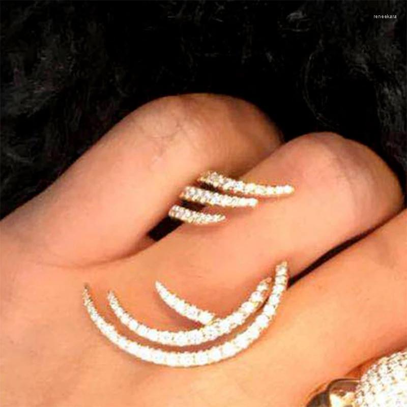 

Wedding Rings KellyBola Romantic Chic Open For Women Finger Jewelry Super Valentine's Day Present Gift Fingers Accessories