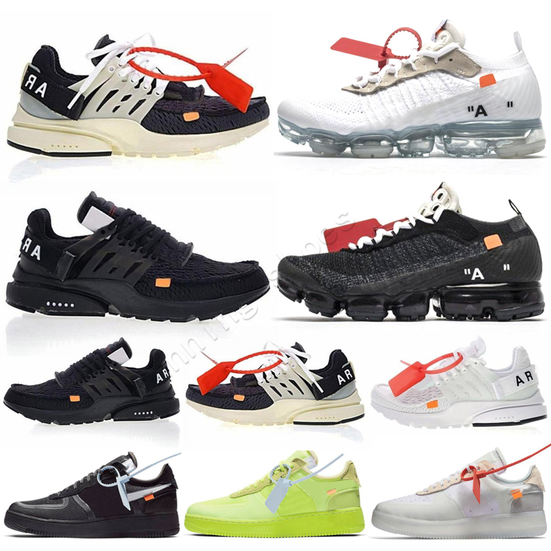 

Designer men's and women's Off shoes MCA white Black Red MAC Silver metal Volt low three black green GNER Presto 2.0 Chaussures, Color 2