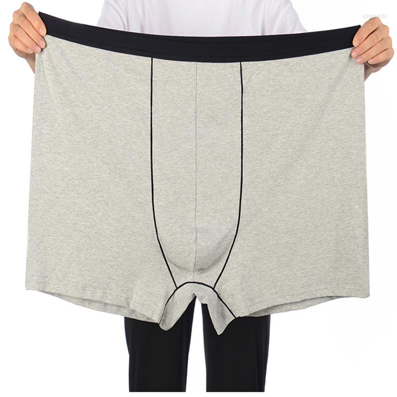 

Underpants 4 Pcs 3-13XL Men's Underwear High Waist Cotton Plus Size Boxer Shorts Loose Oversized Fat Summer Adult Male