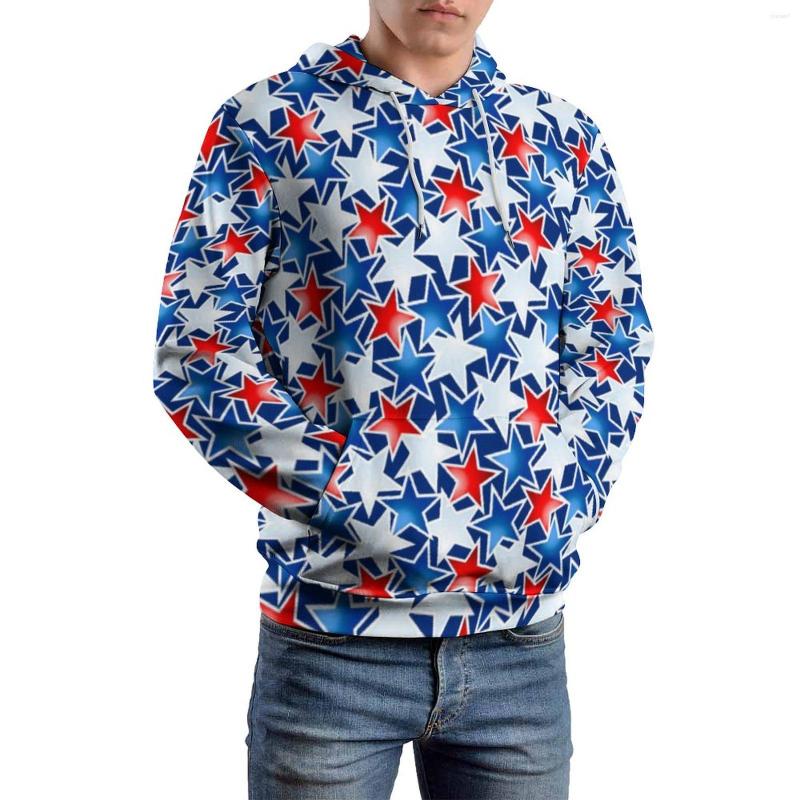 

Men' Hoodies Stars Print Casual Unisex Red White And Blue Streetwear Hoodie Spring Long Sleeve Kawaii Design Clothing Large Size 6XL, Style-10