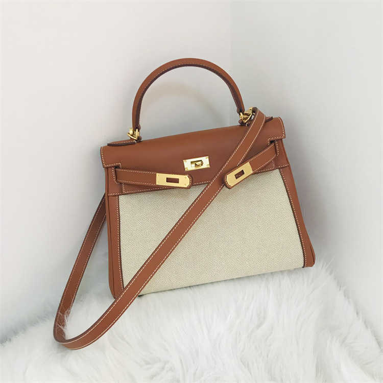 

h bag Classic Leather Fashion H ermese Bags 2022 autumn and winter new top layer cowhide women canvas with leather portable Single Shoulder Messenger, Sky blue