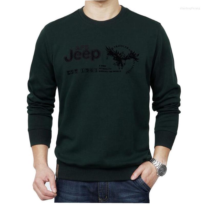 

Men's Hoodies High Quality Sweatshirt Men Autumn Winter Casual Cotton Pullover Hoody Tracksuit Crewneck Mens Brand Clothing, 7080 army green