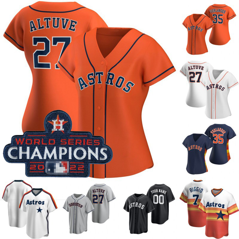 

Womens & Youth Houston Jeremy Pena Astros 2022 World Series Champions Jersey Jose Abreu Jose Altuve Alex Bregman Yuli Gurriel Yordan Alvarez Garcia Kyle Tucker Jersey, Youth navy s-xl