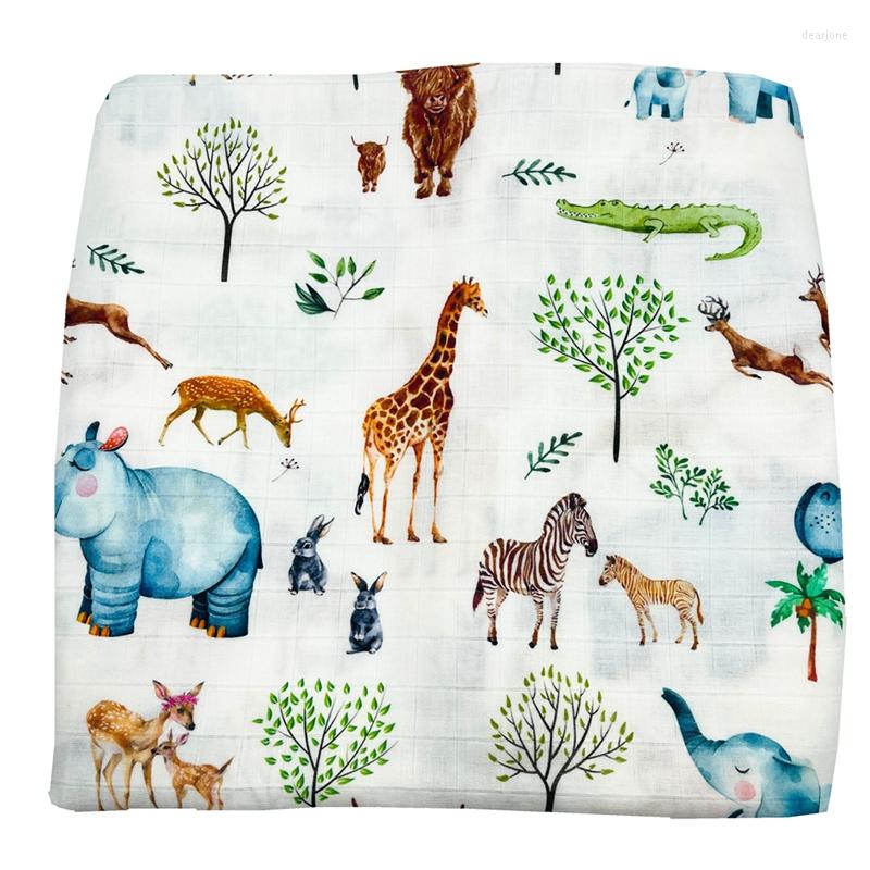 

Blankets Bamboo Fiber Muslin Baby Blanket Swaddle Wrap For Born Babies Bath Towel Very Soft Multi-use Big Diaper Bedding, Color 6