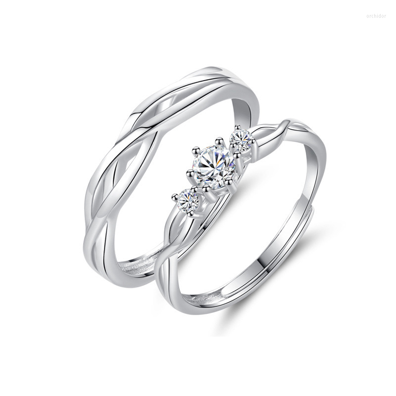 

Wedding Rings High Quality China Jewelry Wholesalers 925 Silver Couple Ring