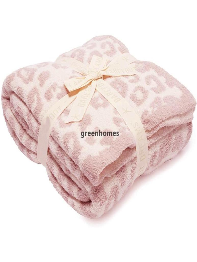 

Classic Leopard Wool Plush Blanket Sofa Warm Knee Throw Blankets Couch Cover Bed Quilt Sheet Room Decoration Gift Y9652793