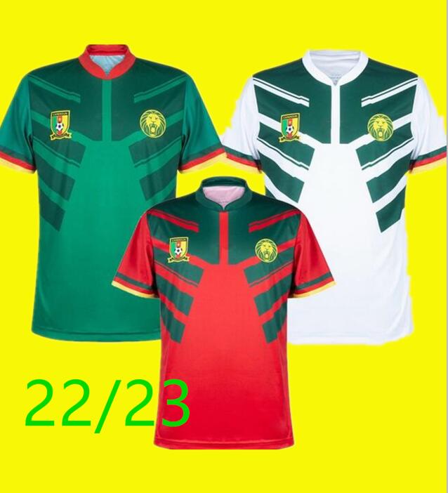 

2022 Cameroon soccer jerseys home away third ABOUBAKAR ONDOUA HONGLA MBEUMO Bahoken ONANA 23 N'KOUDOU Toko.Ekambi CHOUPO-MOTING BAHOKEN Mbeumo football shirts, 22-23