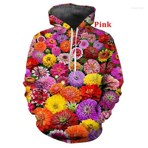 

Men's Hoodies 2022 Red Rose FLOWER And Sunflower 3D Print Womens/Men Hoodie Sweatshirt Pullover Tops