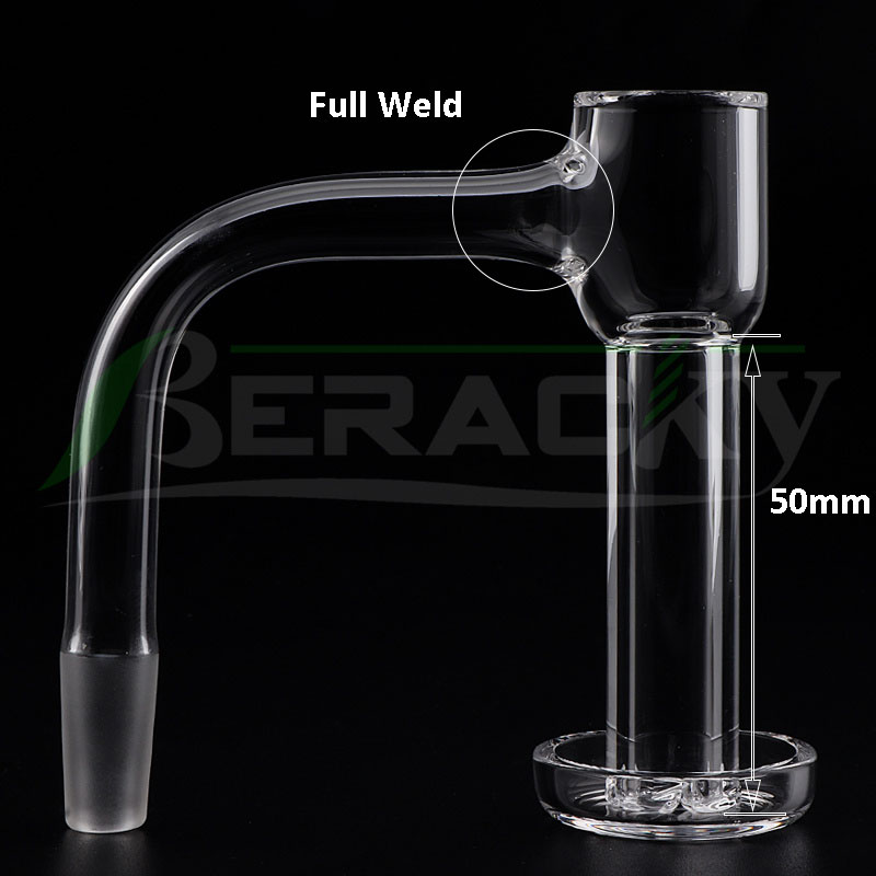

Beracky Smoking Accessories Full Weld Beveled Edge XL Terp Slurper Smoking Quartz Banger 20mmOD Male Female Seamless Slurpers Nails For Glass Water Bongs Dab Rigs