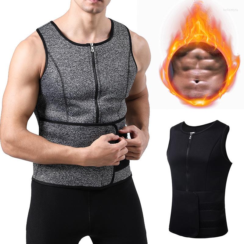 

Men' Body Shapers Neoprene Men Shapewear Shaper Waist Trainer Sauna Suit Sweat Vest Slimming Underwear Weight Loss Shirt Fat Burner Corset