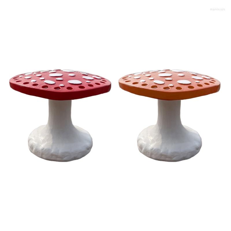 

Jewelry Pouches D0LC Mushroom Earrings Stand 26-Holes Display Organizer Resin Ear Stud Rack Online Boutique Store Selling Displaying
