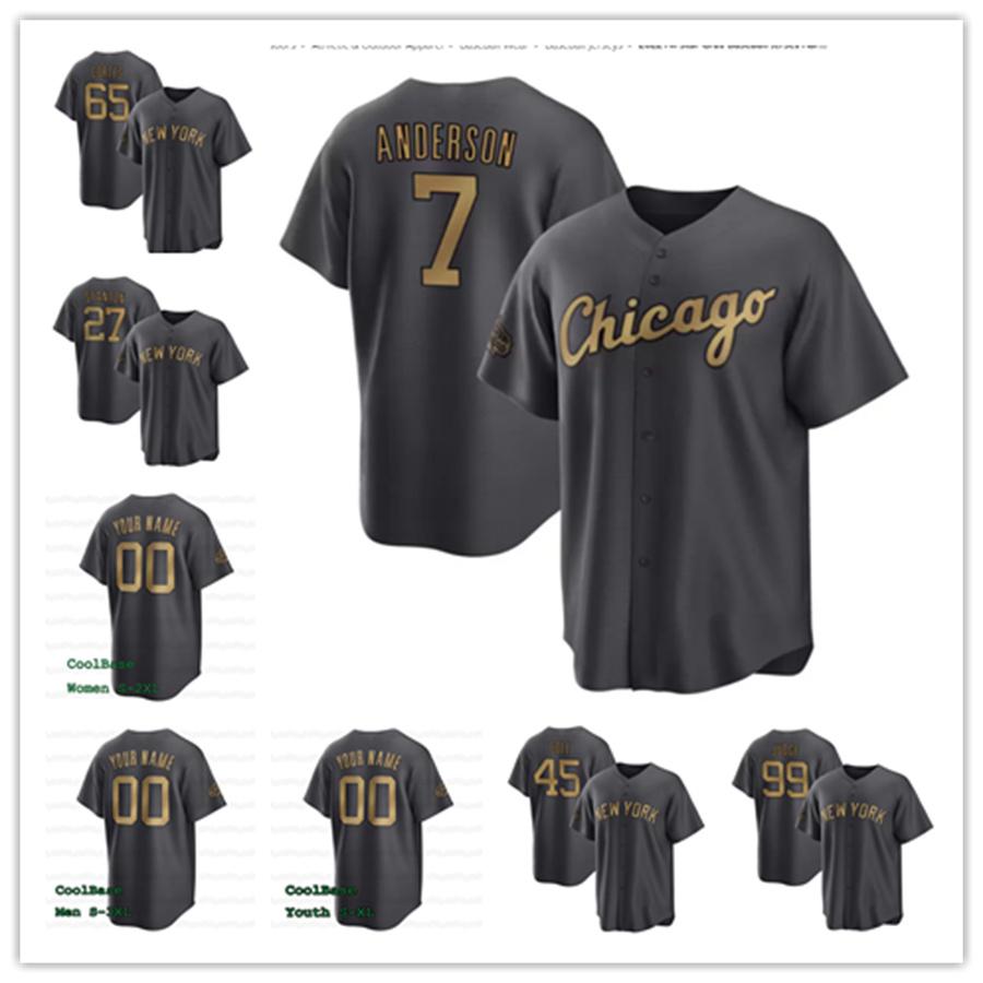 

22 All Star Gray Baseball Jersey Aaron Judge Shohei Ohtani Giancarlo Stanton Mike Trout Gerrit Cole Xander Bogaerts Rafael Devers Andrew Ben