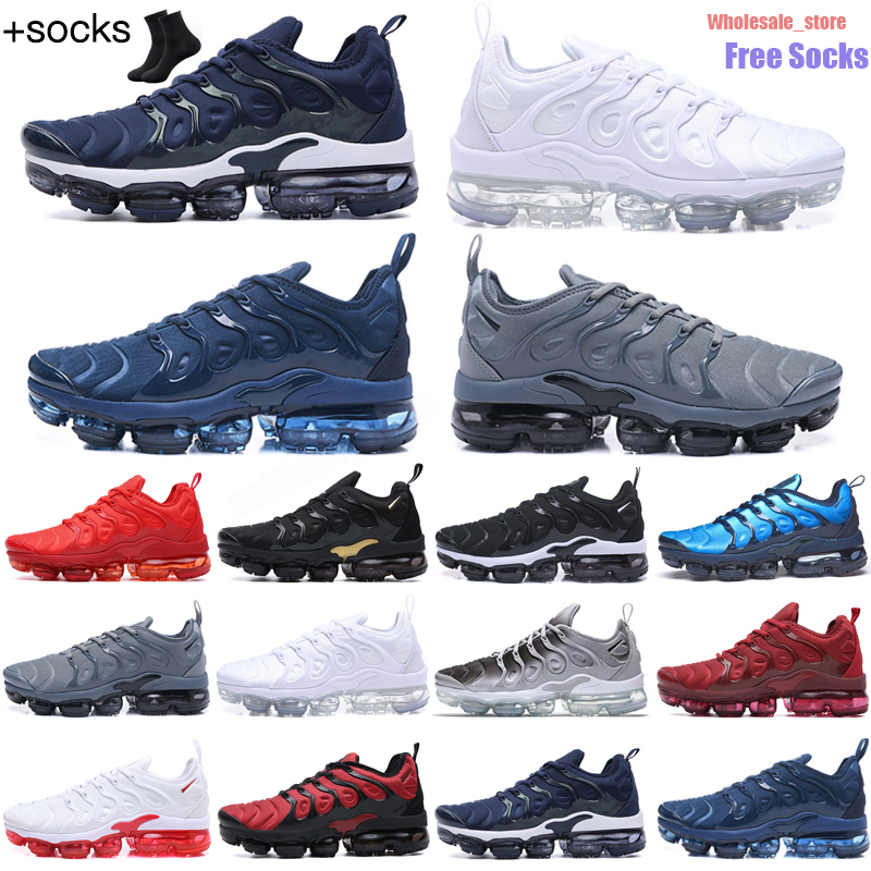 

New 2022 tn plus Mens Running Shoes socks Since 1972 Orange Gradients Lemon Lime Triple Black White Red Royal Blue Metallic women trainers, Color 14