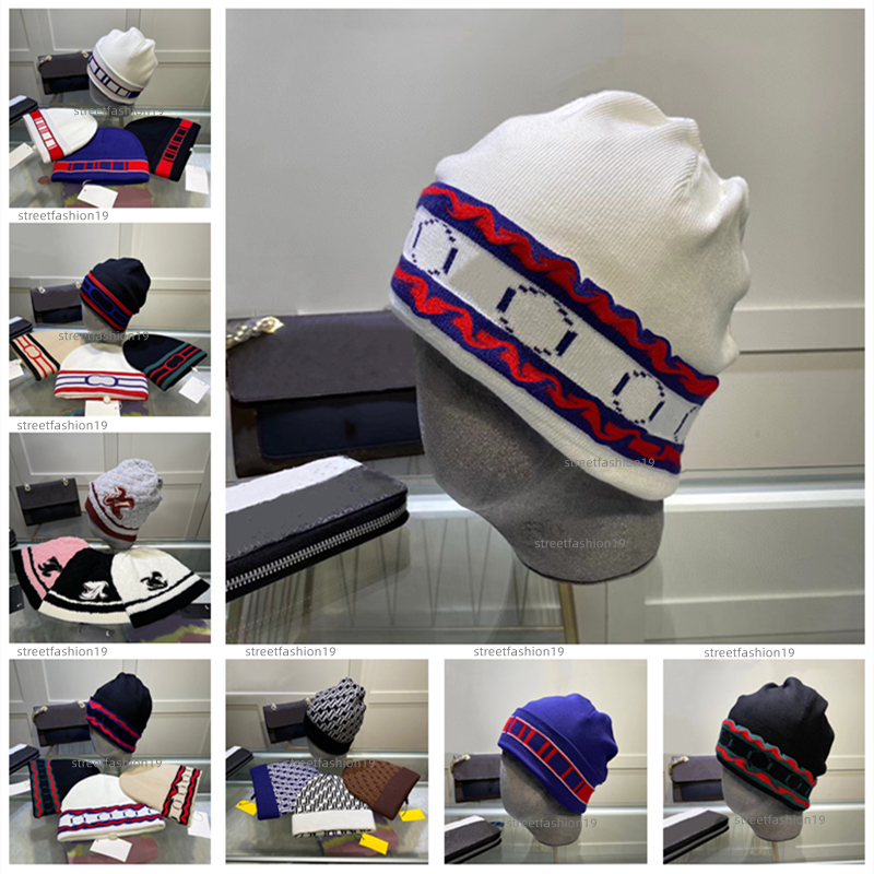 

Designer Beanie Luxury Knitted Hat Skull Cap Winter Unisex Cashmere Letters Casual Outdoor Bonnet Knit Hats Windproof Vacation Woolen Caps Letter Stripe Casquette, Opp bags
