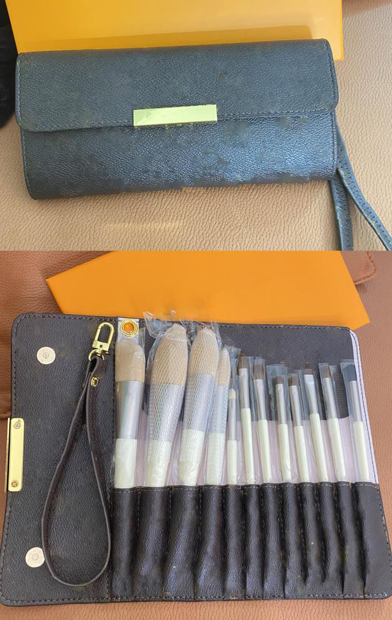

have brush fashion Women Designer cosmetic brushs bags organizer famous makeup case bag travel pouch makeup ladies clutch purses fang009c, Brush-no bag(remark color)