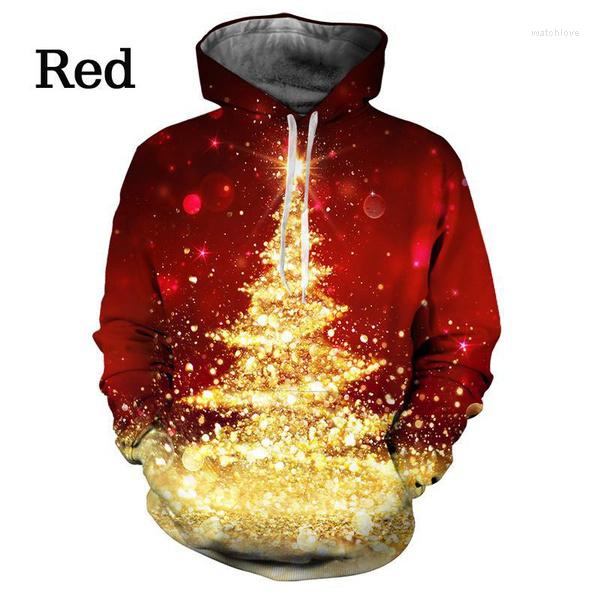 

Men's Hoodies Autumn Men's Casual Loose Print Hoodie Fashion Christmas