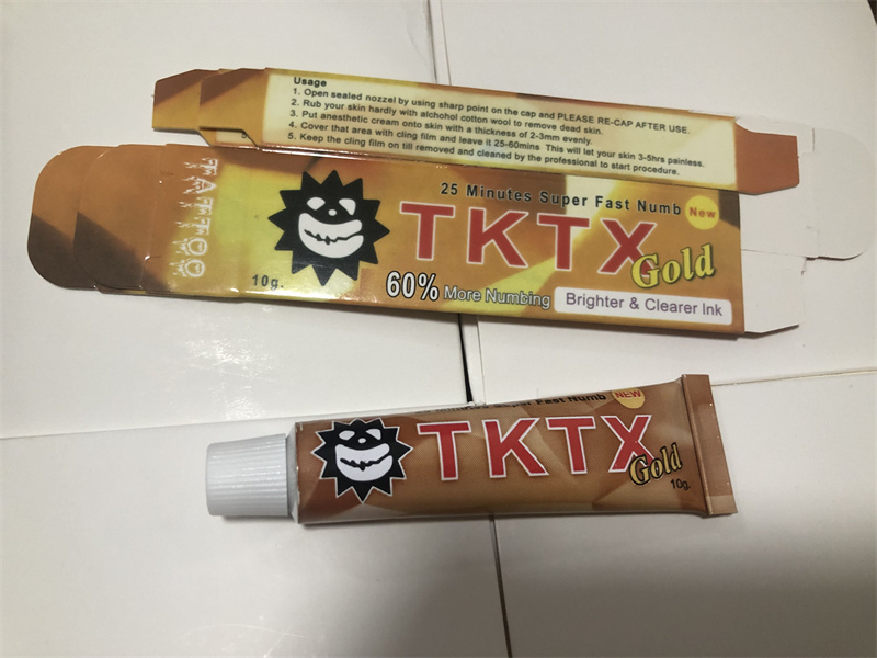 

10pcs 60% TKTX Tattoo Cream Before Permanent Piercing Makeup Microblading Eyebrow Lips Body Skin Supplier 10g