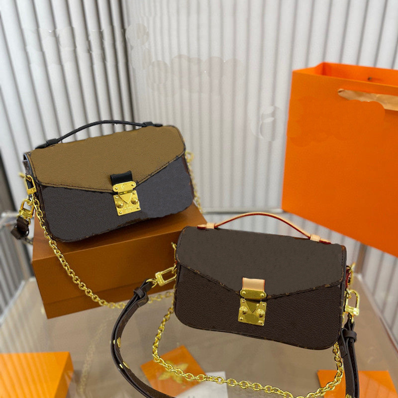 

Leather Women Bags 5A Quality Chain Crossbody Fashion Trendy coin purse Ladies Embossed Designer Bags Shoulder Chains travel shopping purses versatile Chirstmas, Brown