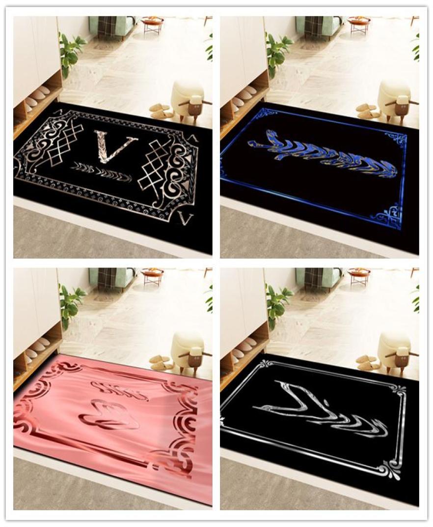 

DIY Fashion brand carpets foot mat parlor living room bedroom noslip rug designer carpet home decoration6537116, As picture