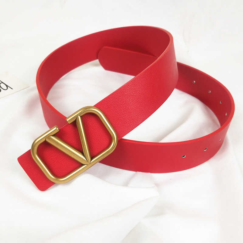 

Belts Qin Lan's same belt V-shaped plate buckle simple black belt decorative suit 4cm skirt women's waist seal