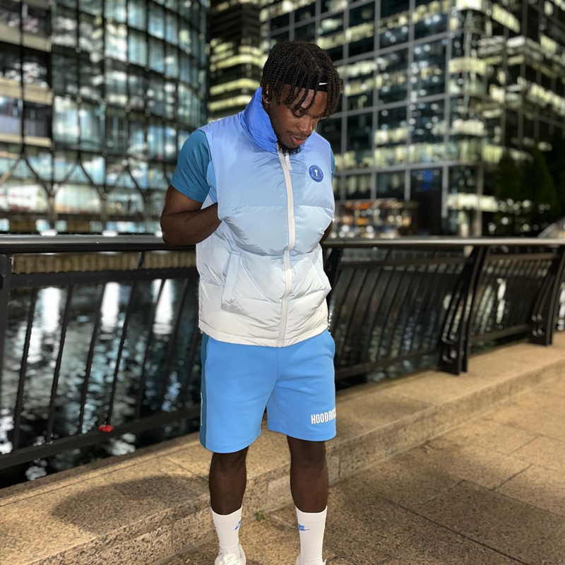 

2022 New Men Trapstar Jacket Irongate Badge Gilte-Ice Blue Embroidered Lettering Zip Closure Vest Women Coat, Black