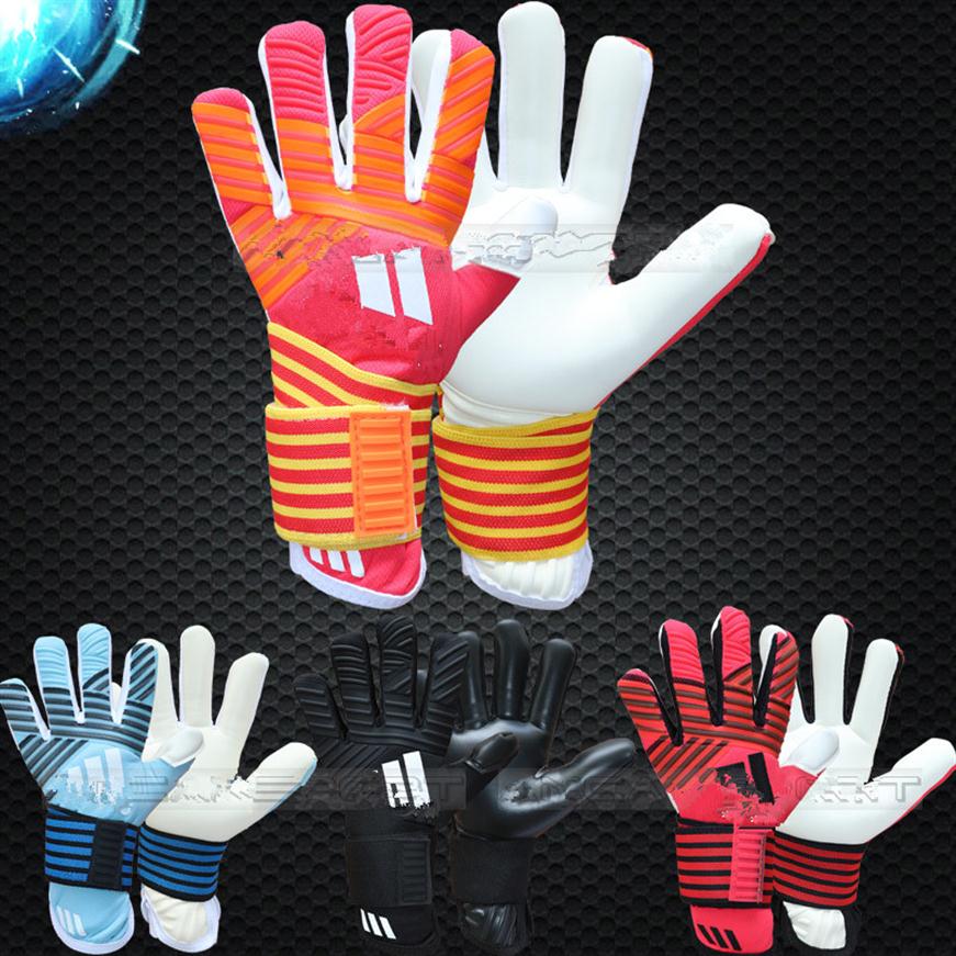 

Whole supplier ACE Goalkeeper Gloves Latex Soccer Goalie Luvas Guantes professional329D, Blue
