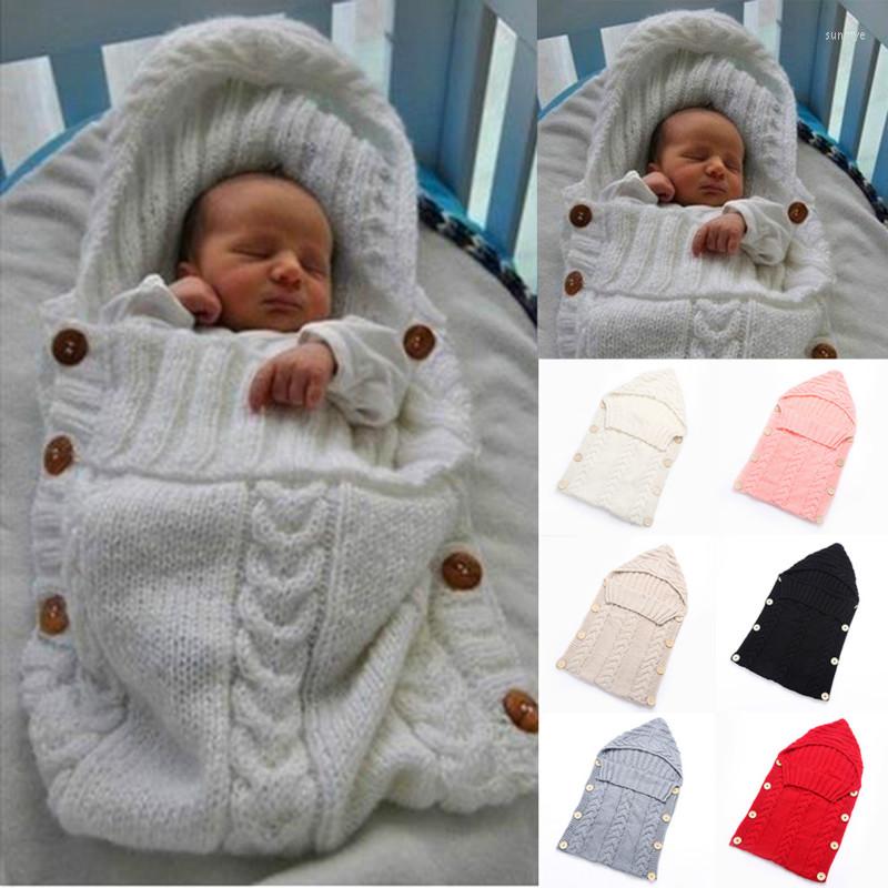 

Blankets Warm Soft Wool Blends Baby Sleeping Bag Borns Infant Child Children Bedding Swaddle Blanket 70 35cm, White