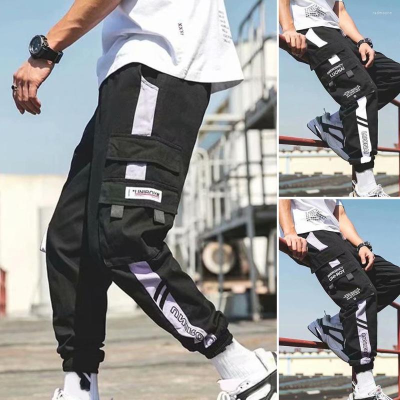 

Men's Pants Stylish Harem Trousers Male Joggers Cargo Loose Elastic Waist Drawstring Sweatpants Streetwear, Purple