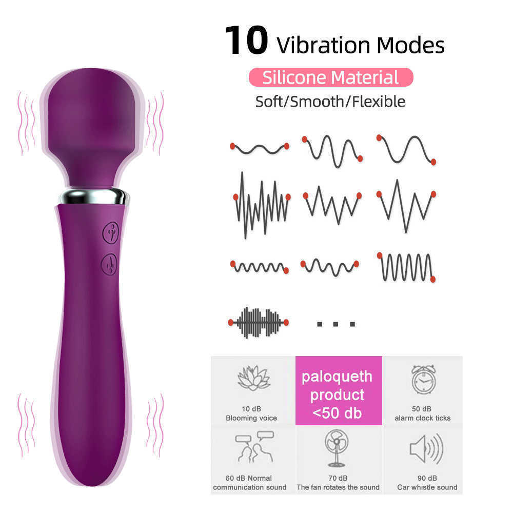 

l12 Sex Toys Spot Dildo G Vibrator 10 Vibrate Modes Powerful AV Wand Massager Adult for Woman Clit Stimulate Female Erotic Toys IHIO