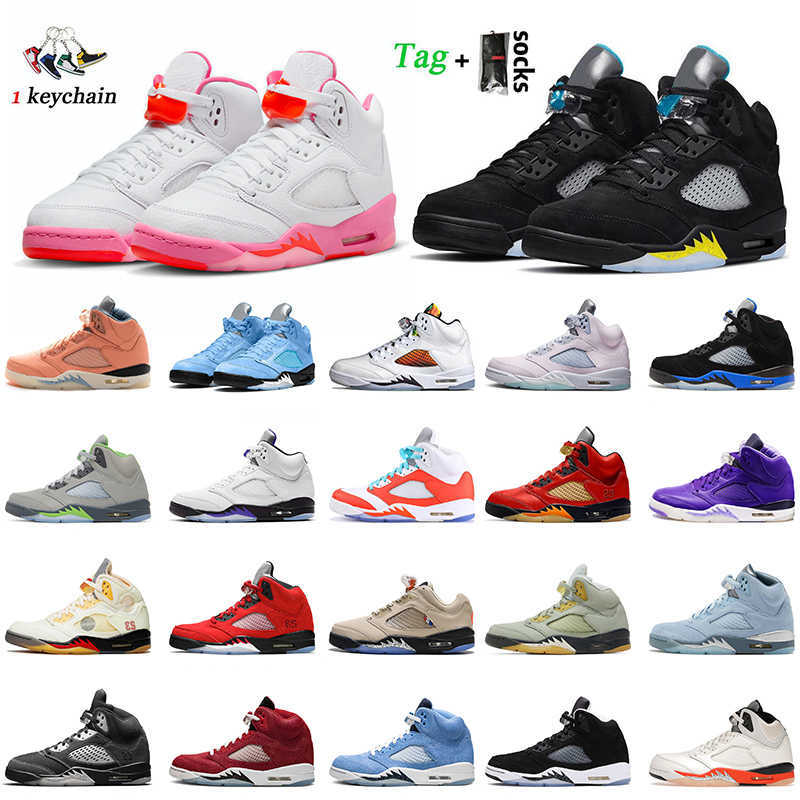 

Basketball Shoes Basketball Shoes Popular Women Mens s 5 with Socks Jumpman 5s Aqua Pinksicle Dj Khaled x We the Bests Green Bean Unc Blue Sail Off, B23 easter 40-47