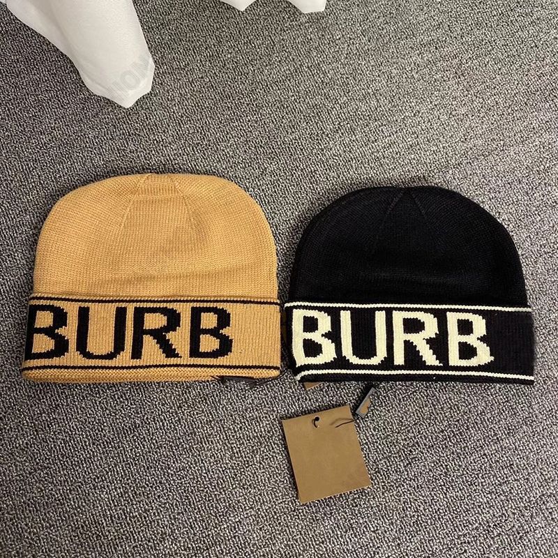 

Designer Hat Caps Knitted Hat Skull Winter Unisex Cashmere Letters Casual Outdoor Bonnet Knit Hats, Black