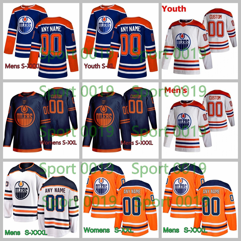 

Hockey Jerseys Custom Edmonton''Oilers 29 Leon Draisaitl 97 Connor McDavid 93 Ryan Nugent-Hopkins 19 Mikko Koskinen 6 Kris Russell men women youth 1110, As