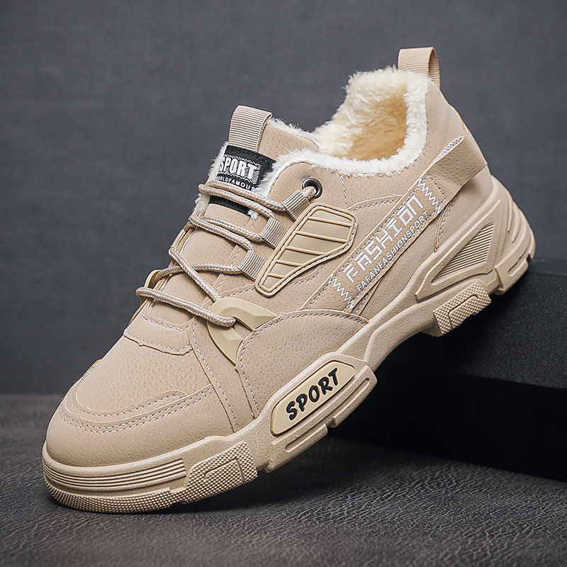 

Martin Designer Shoes Snow Men Sneakers Fashion Luxury Winter Smooth Leather Ankle Half Black White Bordeaux Platform Outdoor Fur shoes for male fluffing good price, Socks