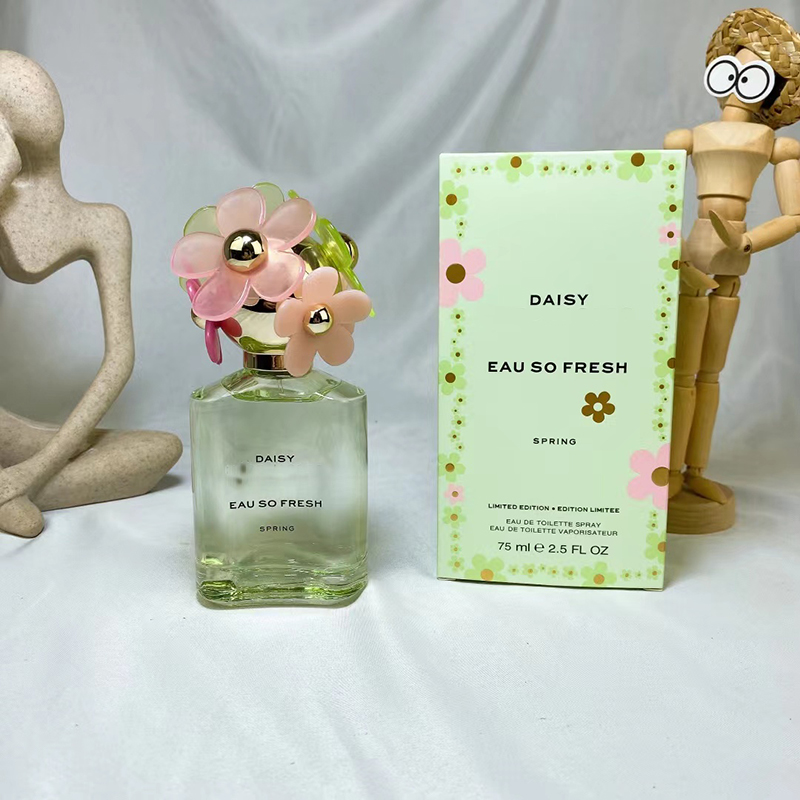 

Brand Perfumes For Women Daisy 75ML Spray EDT Natural Female Fragrance 2.5 FL.OZ Body Mist Christmas Valentine Day Gift Long Lasting Pleasant Perfume Dropship
