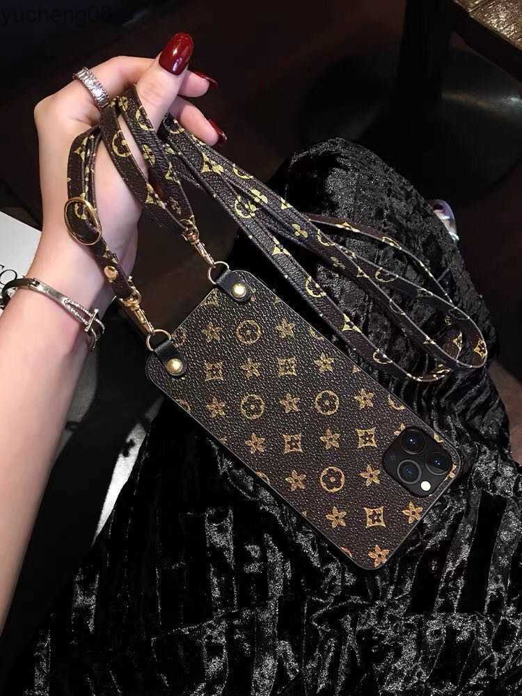 

For Iphone Phone Cases Luxury Designer Crossbody Necklace Cord Lanyards With Rope 11 Pro Xs Max Xr X 7 8 Plus yucheng06, Customize
