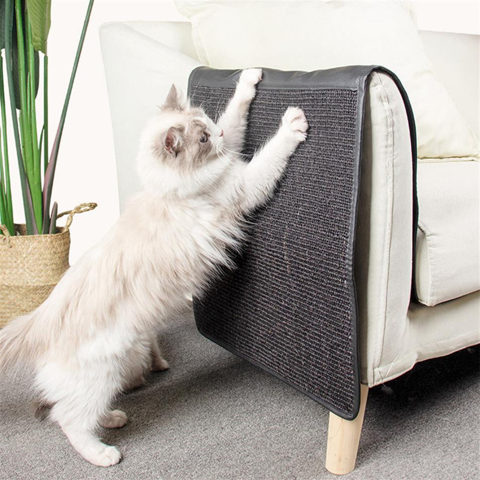 

& Cratch Board Scraper Mat Protector Sofa Cover Cushion Furniture Cats Scratcher Scratching Claw Posts Kitten Sisal Toy Pad