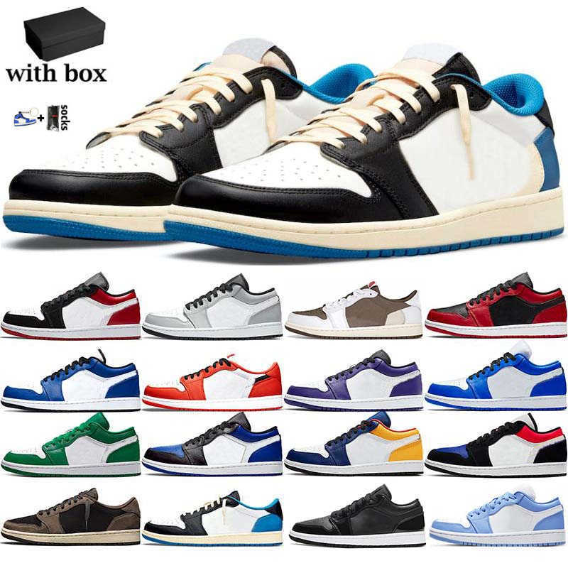 

OG Jumpman 1 Low Basketball Shoes Mocha 1s lows Sneakers Crater Black Grey Bred Toe Panda Team Red Mens Sneaker Trainers Outdoor Walking 2022, 23